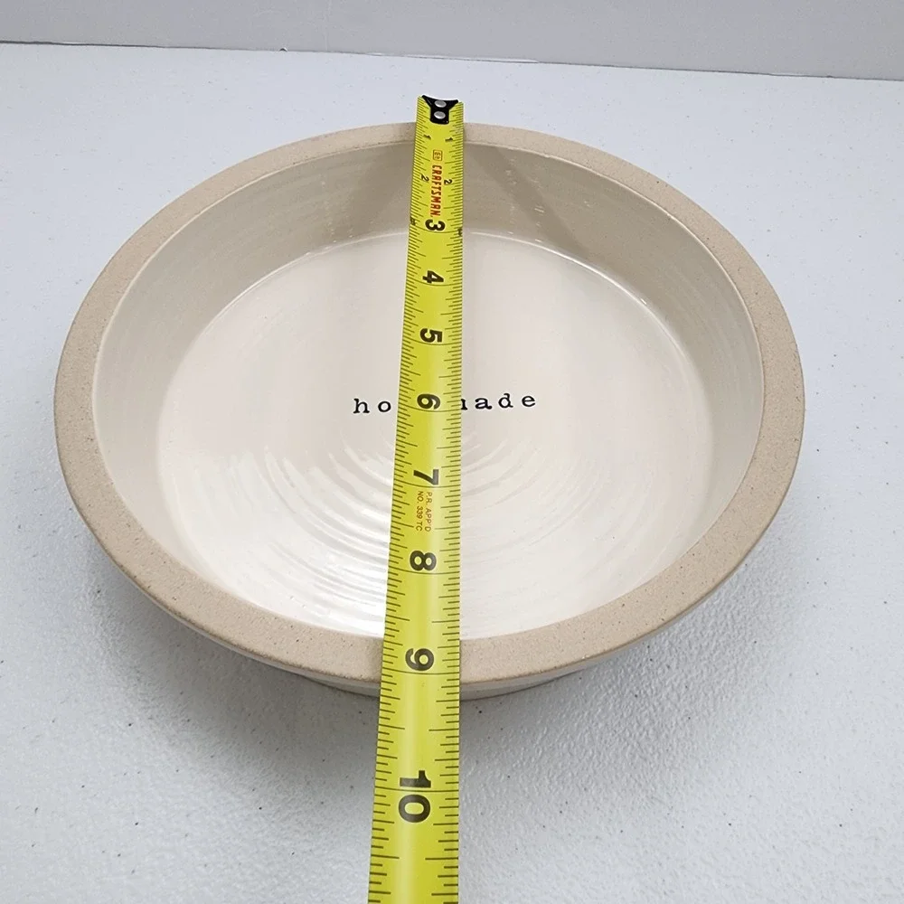 Mud Pie Stoneware Pie Plate 